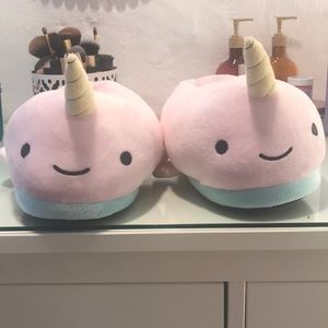 Narwhal/Unicorn Slippers